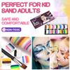 Professional Face & Body Paint Kit For Kids Adults12 x 10gm Face Paint Set Stencil One Stroke Split Cakes Palette, Come with 11 Brushes (Black) view 3