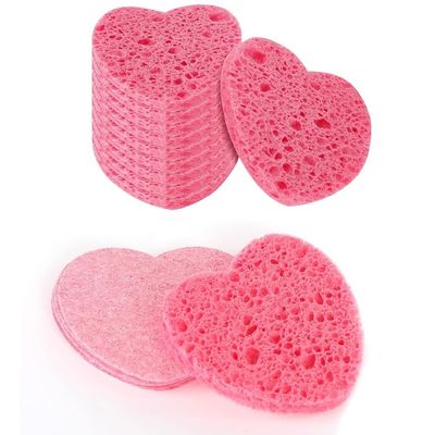 10 Count Compressed Facial Sponges 100% Natural Cellulose Sponge for Facial Cleansing Exfoliating Mask Makeup Removal Reusable Cosmetic Spa Sponges Face Washing Sponge Pads for Estheticians
