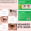 MEICOLY 30 Pads Lip and Eye Mask Sheet,Moisturizing Seaweed Eye Mask Crystal Anti-Aging Eye Patches Strawberry Lip Mask,Dark Circle Remover with Box,Lip and Eye Mask Set view 4