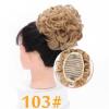 Messy Hair Bun Messy Bun Hair Piece, Elastic Drawstring Wave Curly Scrunchies Ponytail Extension with Comb, Synthetic Curly Hair Bun Chignon Hair Extensions Ponytail Hairpiece for Daily Wear (Color : view 2