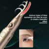 Walbest Efficient Eyelash Styling Tool Anti-scalding Curler Quick Heating Usb Rechargeable Portable 2-in-1 Multifunctional Heated Eye Lashes Champaign Gold view 2