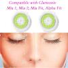 Azonbey Brush Head Replacements Compatible with Clarisonic Mia 1, Mia 2, Mia Fit, Alpha Fit, Smart Profile Uplift and Alpha Fit Face Cleaning Brush Heads (Green-2Pack) view 3