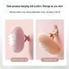 3 PCS 2-in-1 Sunflower Bath Ball Super Soft Sunflower Suction Cup Bath Ball Exfoliating Bath Sponge Cleaning Brush with Suction Cup Shower Sponges Bath Sponges Back Scrubber Shower Puffs for Women Men view 4