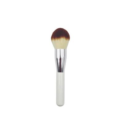 1 Cheek Makeup Brush, Synthetic Bristles, Soft, Wooden Handle for Blush, Highlight, Loose Powder or Pressed Powder