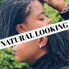 0.2 cm Width 14 Inch 100 Strands Human Hair Loc Extensions, Natural Black 100% Full Handmade Permanent Real Human Hair Dreadlock Extensions for Women/Men/Kids Can Be Dyed Bleached Curled Twisted view 4