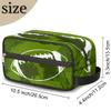 Green Football Travel Toiletry Bag for Boys Men, Waterproof Hanging Dopp Kit for Women, Shaving Bag with Large Capacity for Travel,Sports Shower view 2