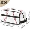 Baseball Travel Toiletry Bag for Boys Men, Waterproof Hanging Dopp Kit for Women, Shaving Bag with Large Capacity for Travel,Sports Shower view 2