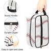 Baseball Travel Toiletry Bag for Boys Men, Waterproof Hanging Dopp Kit for Women, Shaving Bag with Large Capacity for Travel,Sports Shower view 3