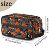 Bardic Travel Toiletry Bag for Boys Men, Waterproof Hanging Dopp Kit for Women, Shaving Bag with Large Capacity for Travel,Sports Shower (Basketball Orange) view 2