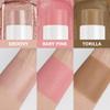 3Pc Cream Contour Stick Makeup, Hightlighter Makeup + Bronzer Stick + Cream Blush, Waterproof Cream Contouring Pen Non Stick Non Greasy Long Lasting Lightweight Face Makeup Kit,Fair-Light view 2