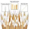 900PCS Double Pointed 6'' Long Cotton Swabs with Durable Stem, Lint- Free Gun Cleaning Swabs Pure Cotton Tips for Gun Maintenance, Makeup, Pet Care, Equipment (1800 Tips) view 4