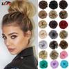 Messy Hair Bun Donut Hair Bun Scrunchie for Women GirlsCurly Wave Synthetic Chignon Hairpiece with Rubber Band, Messy Bun Hair Pieces Extensions Ponytail Hairpiece for Daily Wear (Color : 22H10) view 2
