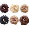 Messy Hair Bun Donut Hair Bun Scrunchie for Women GirlsCurly Wave Synthetic Chignon Hairpiece with Rubber Band, Messy Bun Hair Pieces Extensions Ponytail Hairpiece for Daily Wear (Color : 22H10) view 3