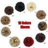 Messy Hair Bun Donut Hair Bun Scrunchie for Women GirlsCurly Wave Synthetic Chignon Hairpiece with Rubber Band, Messy Bun Hair Pieces Extensions Ponytail Hairpiece for Daily Wear (Color : 22H10) view 4