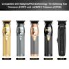 2PCS Replacement Trimmer Blades Compatible with BaBylissPRO FX787 & FX726 Trimmer,FX707Z DLC 2.0 Trimmer Blades Compatible with BaByliss Barberology Trimmer Blades,Black view 2