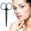 Ipetboom 2pcs Rounded Scissors Facial Hair Grooming Scissors for Eyebrows Nose and Beard Trimming Design for Beginners and Beauty Tools view 4