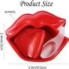 20PCS Collagen Lip Masks,Lip Care Lip Pads Great for Moisturizing,Nourishing & Firms Lip,Lip Sleeping Mask for Plumping Your Lips. (YUEHAO Lip Mask Red) view 3