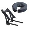 Master Massage Deluxe Universal Face Cradle with Cushion Pillow for Massage Table Bed Headrest Cradle-6 Way Adjustable Face Pillow Cushion Support (Standard Blue) view 1