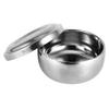 Gavigain Shaving Bowl Men Wet Shaving Soap Mug Bowl Silver Metal Face Cleaning Health Care Shave Tool With Lid view 1