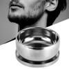 Gavigain Shaving Bowl Men Wet Shaving Soap Mug Bowl Silver Metal Face Cleaning Health Care Shave Tool With Lid view 3