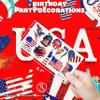 100PCS USA Patriotic Temporary Tattoos  American Flag 4th of July Party Decorations, Freedom Theme Supplies, Fun Favors & Stickers for Kids Adults, Birthday or Independence Day Prizes view 4