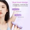Layhou Layhou Electric Bikini Trimer Shaver for Women2 in 1 Dual-Head Waterproof Shaver Portable Hair Removal Kit for Bikini Underarm Leg Arm Body Face view 2