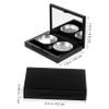 balacoo 3sets Empty Eyeshadow Cases for Custom Colors Makeup Organizer Compact Design for Storage and Blending Pans view 2
