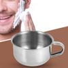 Gavigain Shaving bowl Stainless Steel Metal Shaving Soap Mug Bowl Cup Shaver Razor Cleansing Foam Tool For Man view 2