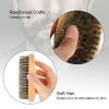 Gavigain Shaving Brush Set Men Beard Mustache Oval Brush Comb Facial Beard Shaving Cleaning Grooming Kit view 4