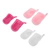 FOMIYES 6pcs Makeup Remover Gloves Soft Exfoliating Face Mitts for Reusable and Washable Beauty Tools Convenient for Travel and Everyday Use Includes and Colors view 1