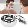 Gavigain Men Universal Shaving Soap Bowl Stainless Steel Beard Shaving Soap Bowl Shaving Mug Container With A Lid view 2