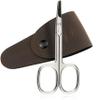 marQus Solingen Round-Tip Nail Scissors (curved)  Premium German Steel for Safe Manicures & Pedicures, Protective Case Included, Also Great for Babies view 1