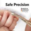 marQus Solingen Round-Tip Nail Scissors (curved)  Premium German Steel for Safe Manicures & Pedicures, Protective Case Included, Also Great for Babies view 2