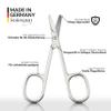 marQus Solingen Round-Tip Nail Scissors (curved)  Premium German Steel for Safe Manicures & Pedicures, Protective Case Included, Also Great for Babies view 3