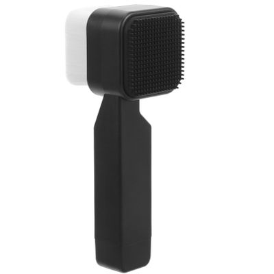 Beaupretty Silicone Dual-Sided Face Wash Brush Soft Bristles Facial Scrubber for Deep Cleansing and Exfoliation for Skin Types
