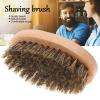 Gavigain Men Shaving Brush Face Hair Cleaning Brush Moustache Oval Beard Shaving Massage Brush view 2