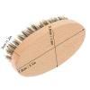 Gavigain Men Shaving Brush Face Hair Cleaning Brush Moustache Oval Beard Shaving Massage Brush view 3