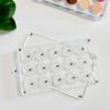 UDTIP New EMPTY Magnetic Eyeshadow Palette DIY Acrylic All Transparent Elegant Eye Shadow Makeup Palette 26mm*15 holes view 1