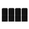 48 Pack Luxury Salon Towels, 100% Ringspun Cotton Comfort, Not Bleach Proof Highly Absorbent Barber Towels (25 x 15) Hair Towel Wrap for Women, Hand, Gym, Beauty, Spa & Home Hair Care  Black view 1
