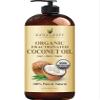 Handcraft Blends Organic Fractionated Coconut Oil | 100% Pure and Natural | Bath & Body Oil | Premium Grade Carrier Oil | Skin | Hair | Body | Massage | Hexane-Free | 16 Fl Oz view 1