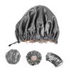 FOYTOKI Double Shower Cap Adjustable Hair Loss Unisex Bathing Bonnet for Women and Men Comfortable Elastic Design for Home and Salon Use view 3