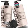 34 OZ Hydrating Shampoo & Conditioner Set for Dry, Damaged, Oily & Fine Hair | Strengthens Roots for Thicker, Stronger Hair, Nourishes Scalp, Reduces Breakage (Pack of 2) view 1