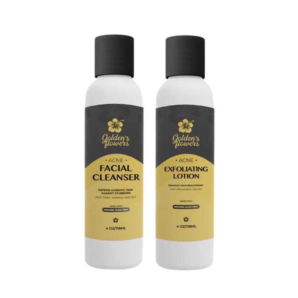 Aloe Fresh Revitalizing Duo: Gel Cleanser & Exfoliating Lotion - Deeply Cleanse, Nourish, and Moisturize the Skin - Sulfate-Free Skin Care for Men and Women