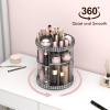 Rosoenvi Rotating Makeup Organizer, 360 Spinning Skincare Organizers, Adjustable Layer Cosmetic Storage Lazy Susan Makeup Organizers for Dresser Bathroom, Medium, Gray view 2
