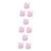 DOITOOL 9pcs Luxurious Cotton Face Pads for Makeup Removal Soft Cleaning Reusable Face Sponges Pink Beauty Accessories Heart Shape Design view 1