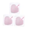 DOITOOL 9pcs Luxurious Cotton Face Pads for Makeup Removal Soft Cleaning Reusable Face Sponges Pink Beauty Accessories Heart Shape Design view 2