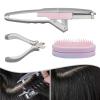 6D Hair Extensions Machine Kit 2nd Generation Human Hair No-Trace Hair Extensions Tool, 5 Row No-Trace Quick-Operated Non-Marking Hair Extension Tool, More Natural and Faster view 2