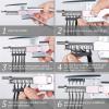 6D Hair Extensions Machine Kit 2nd Generation Human Hair No-Trace Hair Extensions Tool, 5 Row No-Trace Quick-Operated Non-Marking Hair Extension Tool, More Natural and Faster view 3