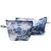 2 Pcs Handmade Makeup Case, Toiletry Bag, Natural Linen Zipper Pouch, Unique Tie Dye Bag, Storage Bag, Travel Accessory Pouch  Handmade Bag Organizer for Toiletries, Shaving & Grooming Kit view 1
