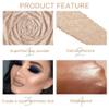 evpct Champagne Gold Face Highlighter Makeup Shimmer Glitter Diamond Sparkly Highlighters Makeup Palette Powder for Face Body Cheek Skin 03 view 4